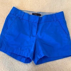 J Crew Blue Chino Shorts
